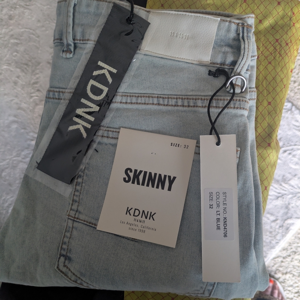 Men's Light Blue Skinny Jeans